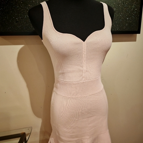 Ted Baker Women's Full Needle Stitch Detailed Hem Mini Dress in Pink, Ambyr-0230 - Picture 12 of 14